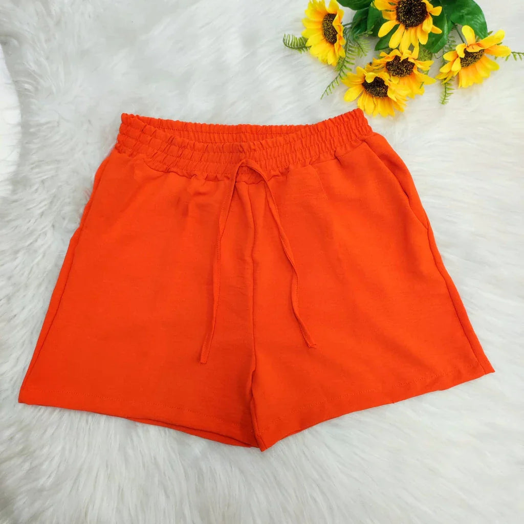 Short Duna Feminino Básico Leve Verão Atlético