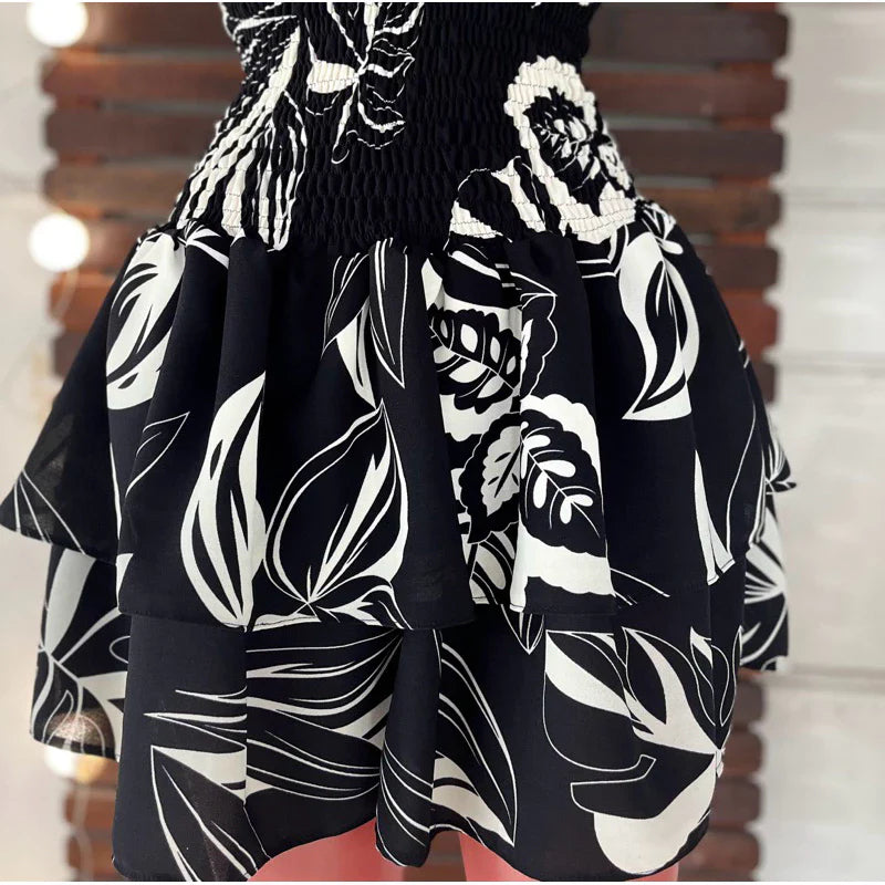 VESTIDO, Macaquinho, Tomara que caia, babado