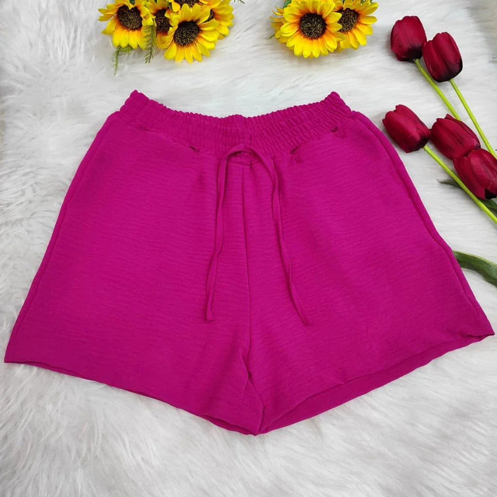 Short Duna Feminino Básico Leve Verão Atlético