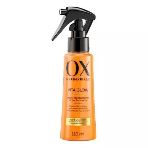 OX Vita Glow Mari Maria - Kit completo ( Sh + Cond 500ml, Máscara de Tratamento 190gr + Sérum Reconstrutor 110ml ) - Envio