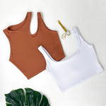 Kit 2 Cropped Feminino Top Alcinha Suplex Moda Gringa Verão Várias Cores