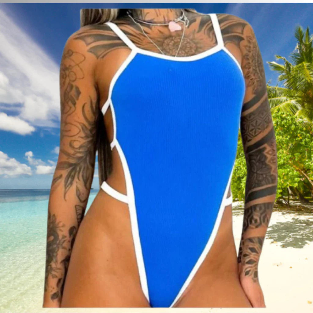 Body maiô mel maia cavado moda praia, maiô praiano, decote nas costas