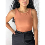 Kit 3 Cropped Feminino Top Regata Liso Básico Suplex Forro Duplo
