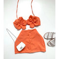 Conjunto Floral cropped mais saia Paty Nordestina