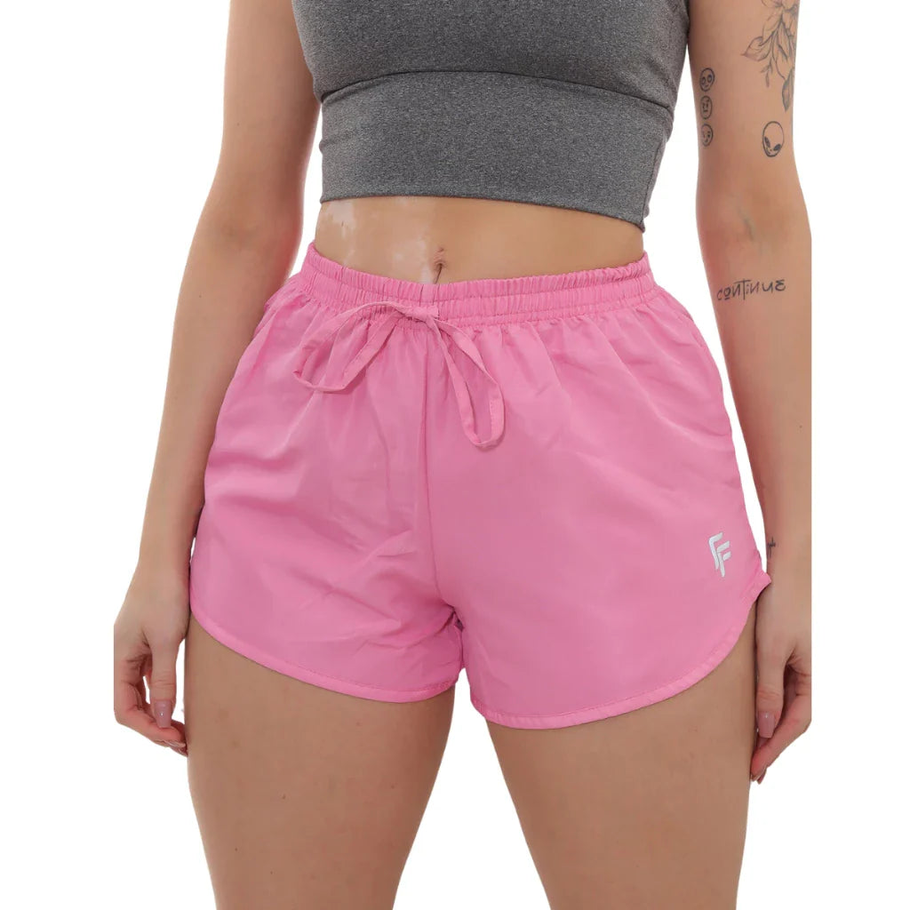 Shorts Academia Feminino Fitness P ao G4 Tactel Molinho Treino Caminhada