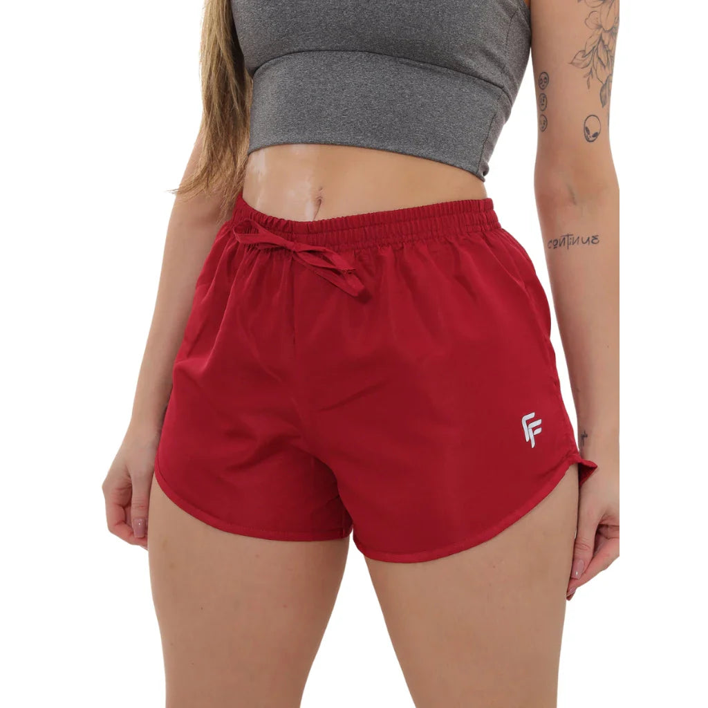 Shorts Academia Feminino Fitness P ao G4 Tactel Molinho Treino Caminhada