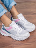 Tênis Esportivo Cloe Feminino GuGi Caminhada Leve e Confortável Para o Dia a Dia em Camurça 621-GG