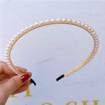 5 Tiaras Delicada Pérola Pedraria Arco Cabelo Feminina Luxo