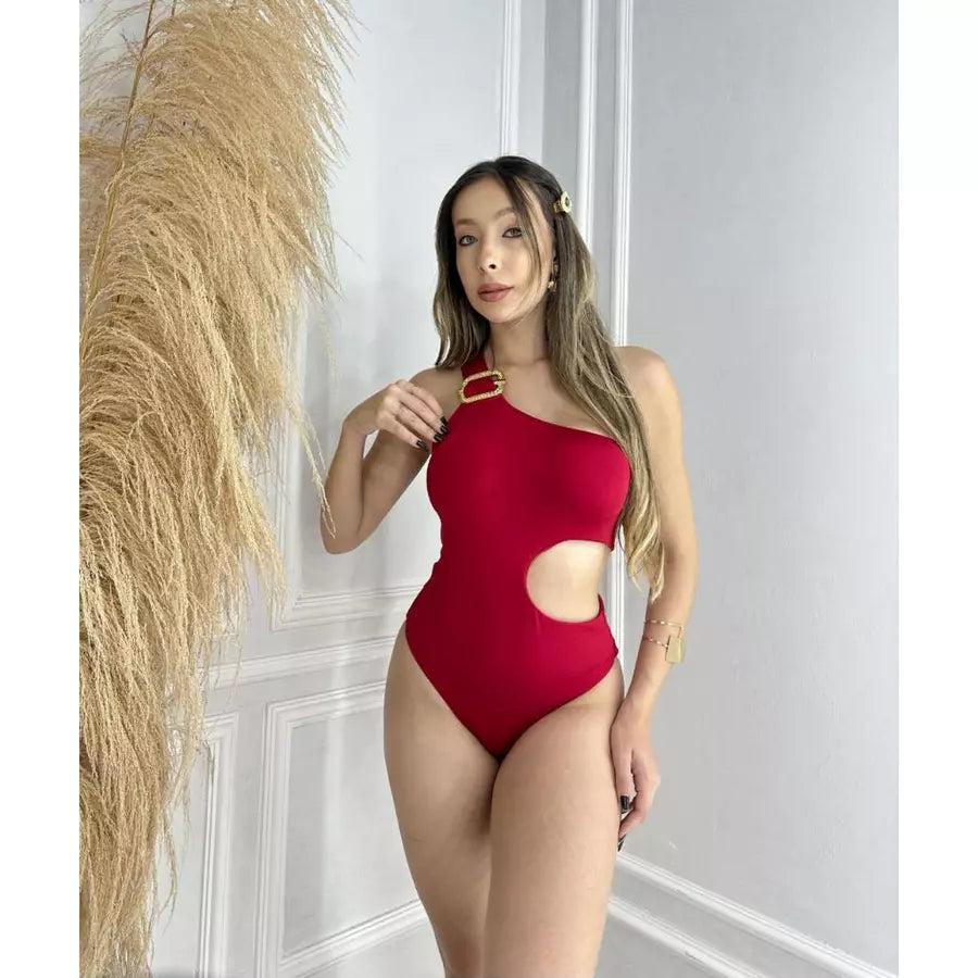 Maiô Body Feminino Engana Mamãe Nula Manga Liso Com Bojo Premium