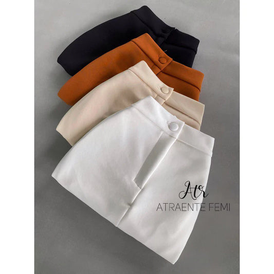 Lançamento Short Saia Social em Tecido Neo Preme - Elegância e Versatilidade em um só Produto! Disponível P, M e G