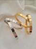Bracelete Aço inoxidável Dourado ou prata Pulseira Feminina Acessórios Femininos