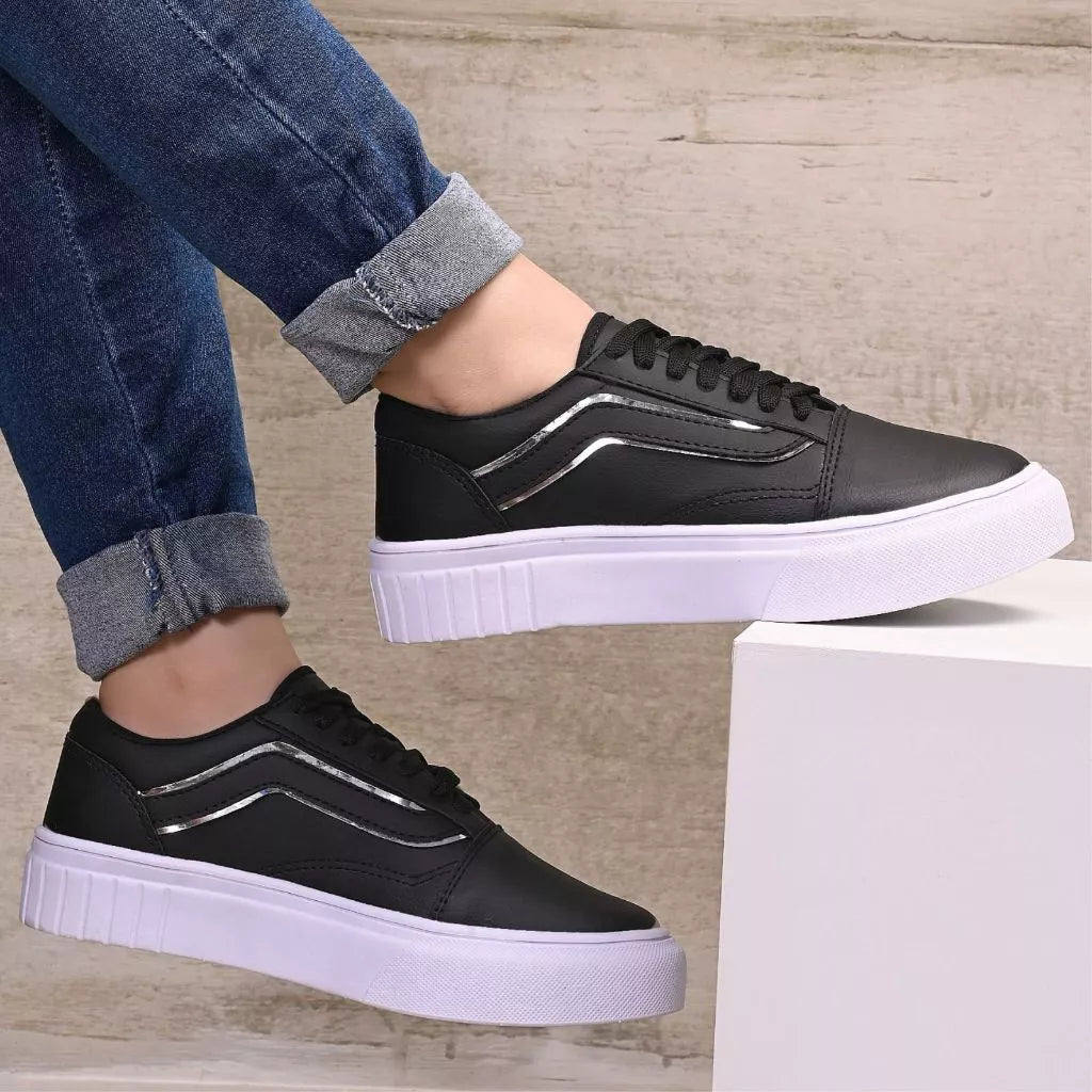 Tênis Casual Feminino Confortável Estiloso Macio Confortável