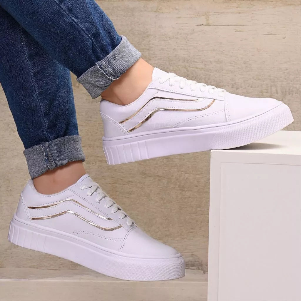 Tênis Casual Feminino Confortável Estiloso Macio Confortável