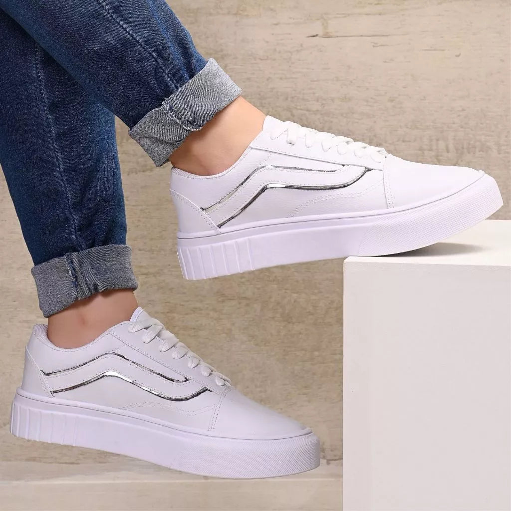 Tênis Casual Feminino Confortável Estiloso Macio Confortável