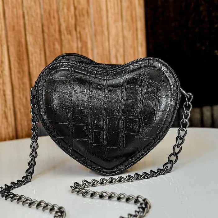 Bolsa Feminina Transversal Mini Bag Festa Coração