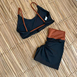 conjunto fitness de short academia empina bumbum zero transparência tecido premium