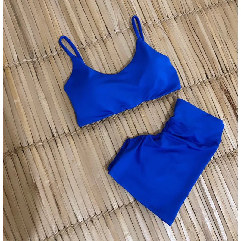 conjunto fitness de short academia empina bumbum zero transparência tecido premium