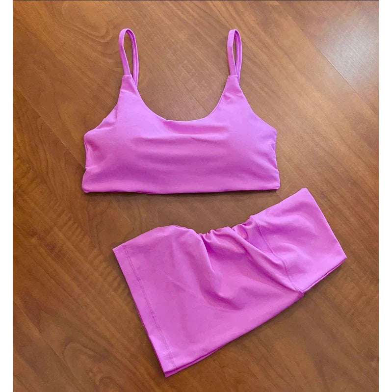 conjunto fitness de short academia empina bumbum zero transparência tecido premium