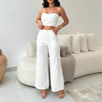 Conjunto Alfaiataria Calça Cargo e Top