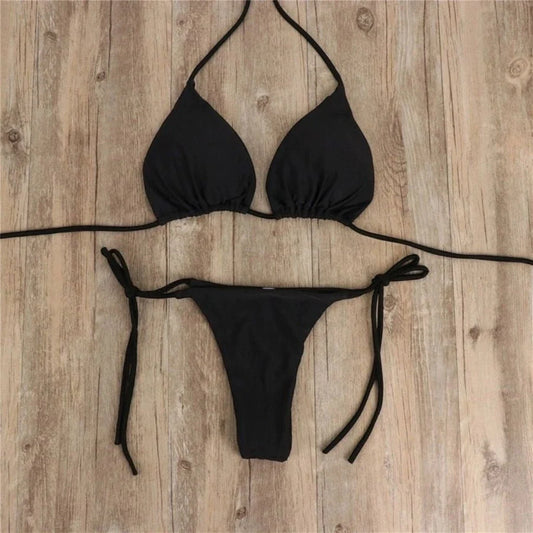 Biquini Feminino Cotininha Fio Dental Sem Bojo Moda Verão Ideal Para Maquinha