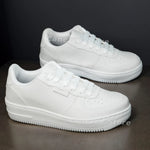 Tênis Feminino Casual Branco Ideal Academia Retrô Canedan Vintage Conforto e Estilo para o Dia a Dia
