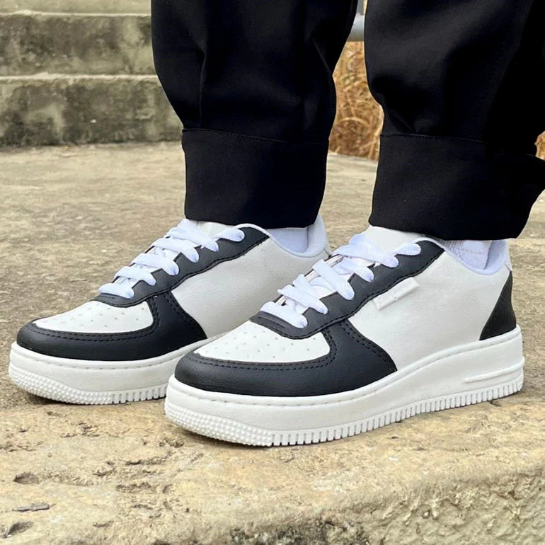 Tênis Feminino Casual Branco Ideal Academia Retrô Canedan Vintage Conforto e Estilo para o Dia a Dia