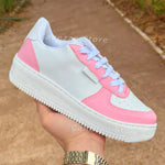 Tênis Feminino Casual Branco Ideal Academia Retrô Canedan Vintage Conforto e Estilo para o Dia a Dia