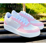 Tênis Feminino Casual Branco Ideal Academia Retrô Canedan Vintage Conforto e Estilo para o Dia a Dia