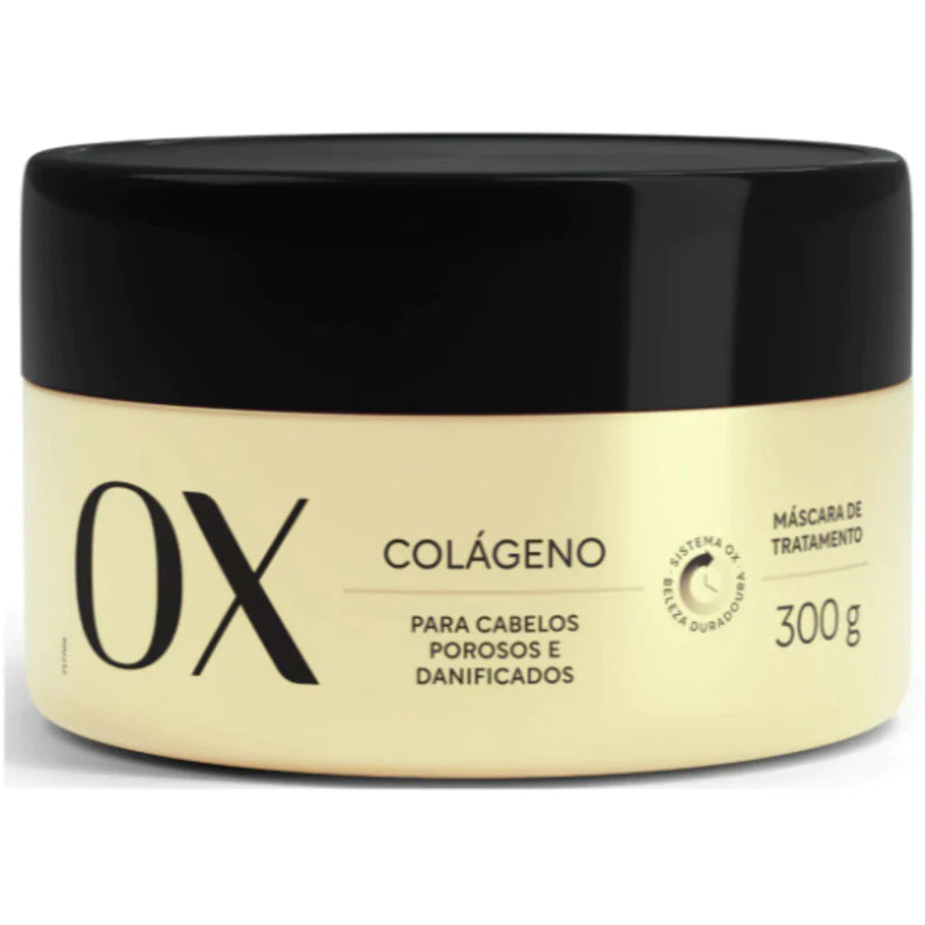 Kit Ox Colágeno - Shampoo, Condicionador 240ml e Máscara 300g