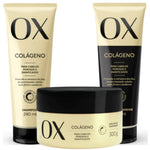 Kit Ox Colágeno - Shampoo, Condicionador 240ml e Máscara 300g