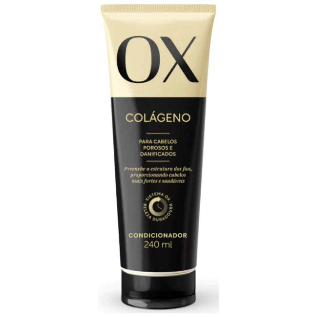 Kit Ox Colágeno - Shampoo, Condicionador 240ml e Máscara 300g