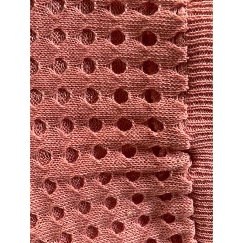 Saia Saída de Praia Tricot moda furadinha feminina verão biquíni tricô moda