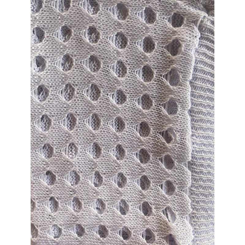 Saia Saída de Praia Tricot moda furadinha feminina verão biquíni tricô moda
