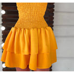 VESTIDO, Macaquinho, Tomara que caia, babado