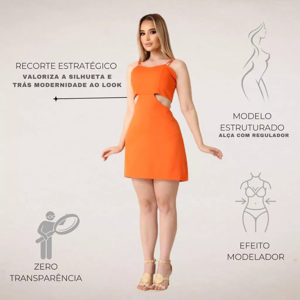 Vestido Alfaiataria Alça Regulavel Curto Sofisticado Recorte Tubinho Elegante, Vestido Feminino, Vestido Curto, Vestidos