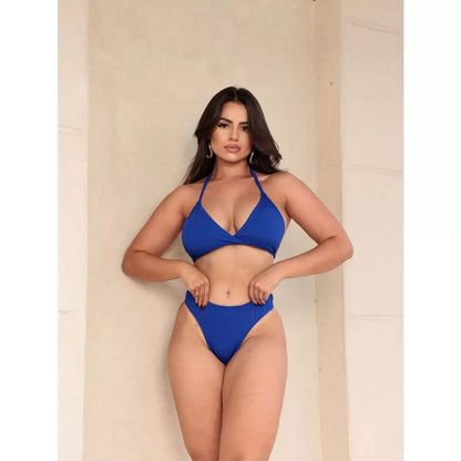 Gina Biquíni Asa Delta Com Bojo Conjunto Calcinha e Sutiã Varias Cores
