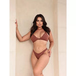 Gina Biquíni Asa Delta Com Bojo Conjunto Calcinha e Sutiã Varias Cores
