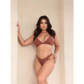 Gina Biquíni Asa Delta Com Bojo Conjunto Calcinha e Sutiã Varias Cores