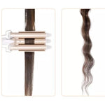 Chapinha Triondas Ondulador Formador Triplo 22mm Modelador de Cachos Onda Cabelo Cerâmica 200°C
