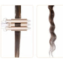 Chapinha Triondas Ondulador Formador Triplo 22mm Modelador de Cachos Onda Cabelo Cerâmica 200°C