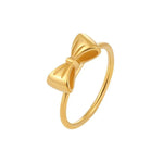 Anel de arco feminino simples moda arco uso diário anel All-Match