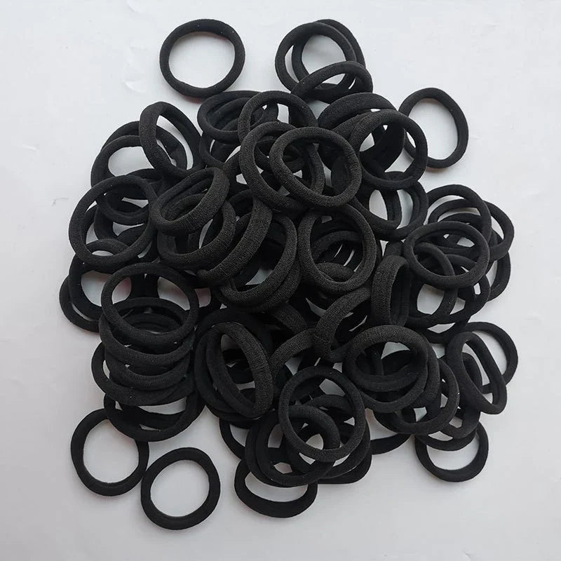 50pcs Faixas De Cabelo De Borracha Esticada De Alta Elasticidade